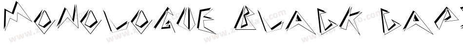 Monologue Black Caps SSi Normal字体转换